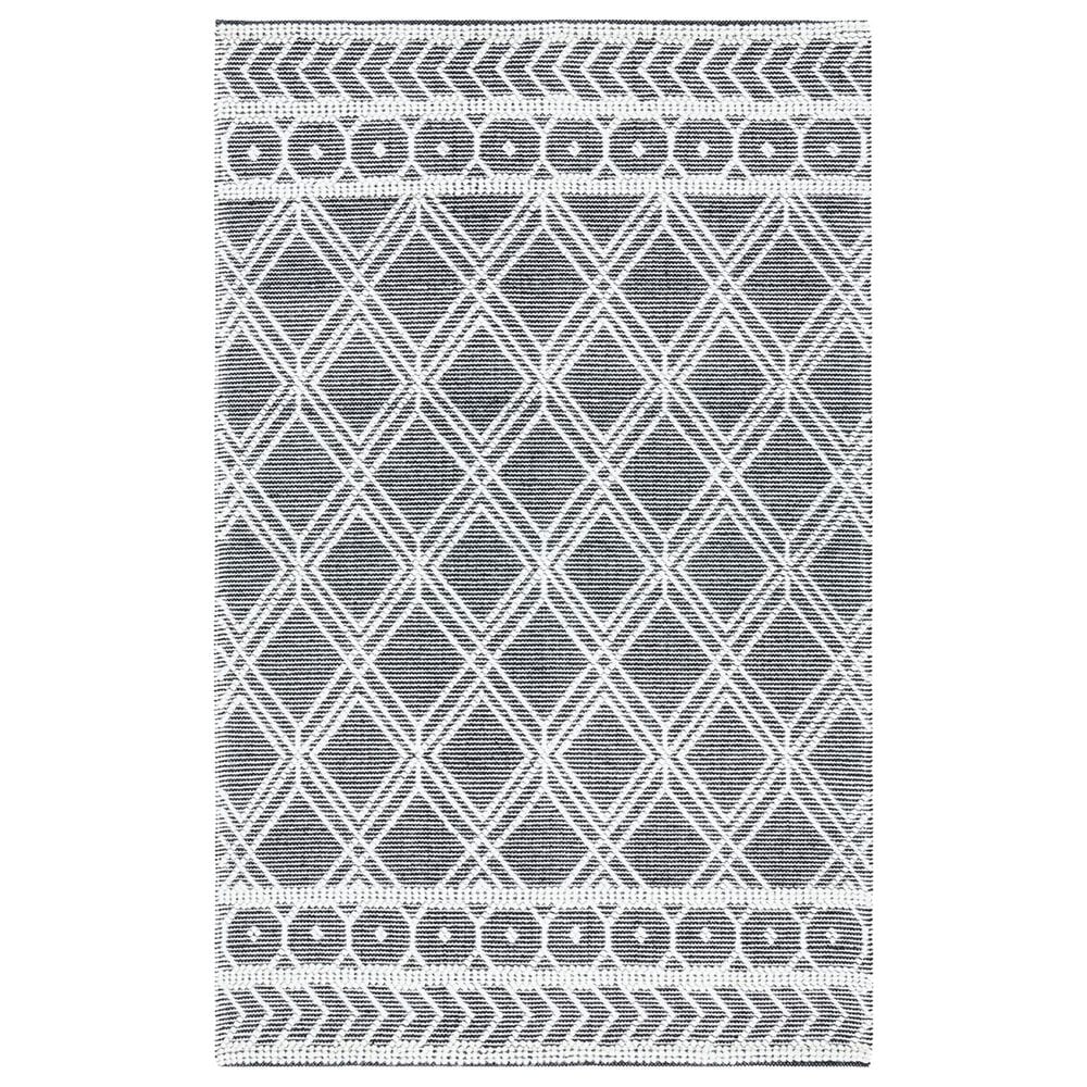 Safavieh Natura NAT478A 3" x 5" Ivory and Black Area Rug, , large