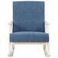 OSP Home Gainborough Rocker with Antique White Frame in Navy, , large