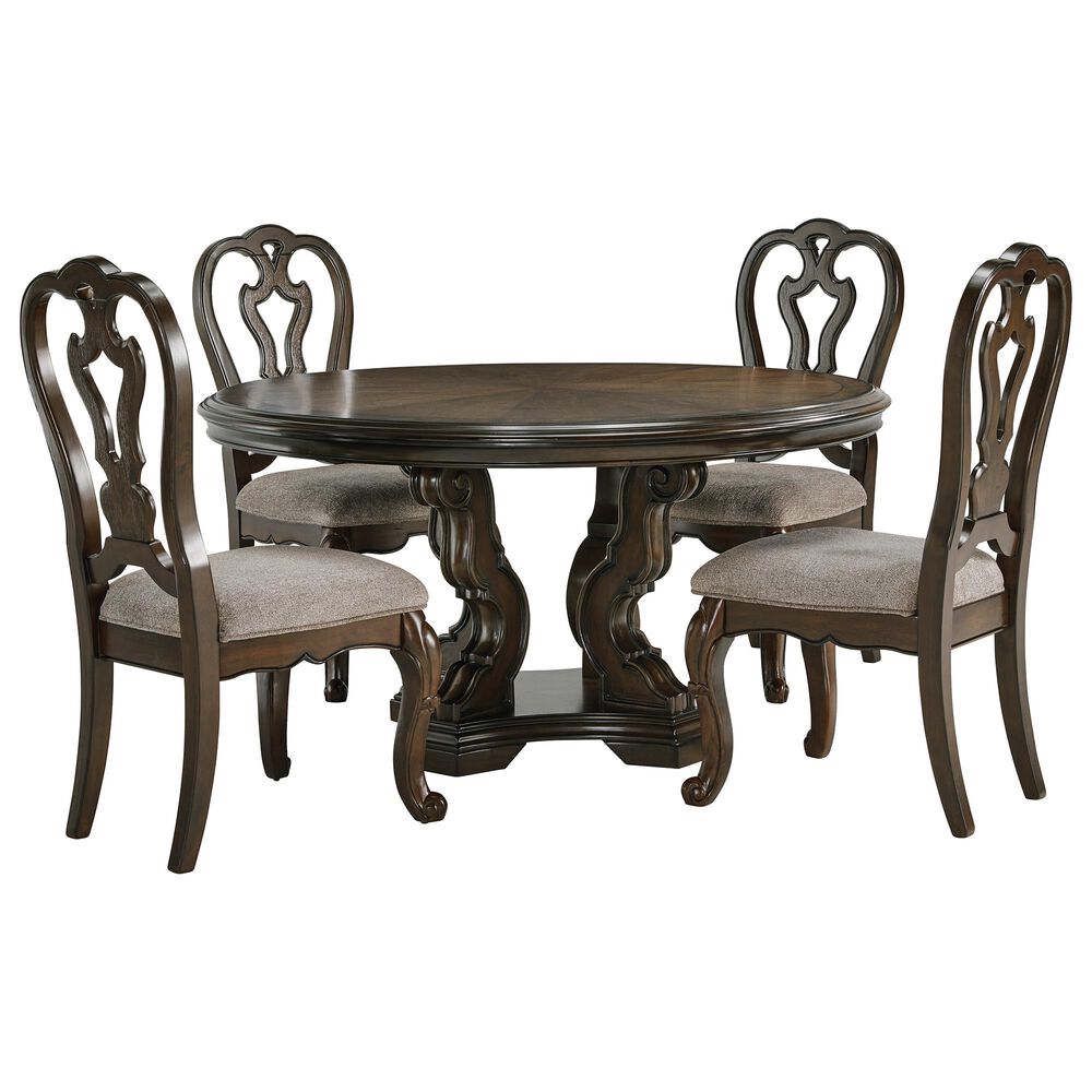 Millenium Maylee 5-Piece Dining Set in Dark Brown, , large