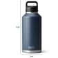 YETI Rambler 64 Oz Water Bottle with Chug Cap in Pace Purple, , large