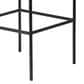 Four Hands Benton Counter Stool in Burnt Oak and Midnight Top Grain Leather, , large
