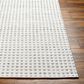 Surya Ariel AIL2300 9" x 12" Gray and White Area Rug, , large