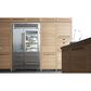 Sub Zero 48" Pro Refrigerator and Freezer with Glass Door in Stainless Steel, , large
