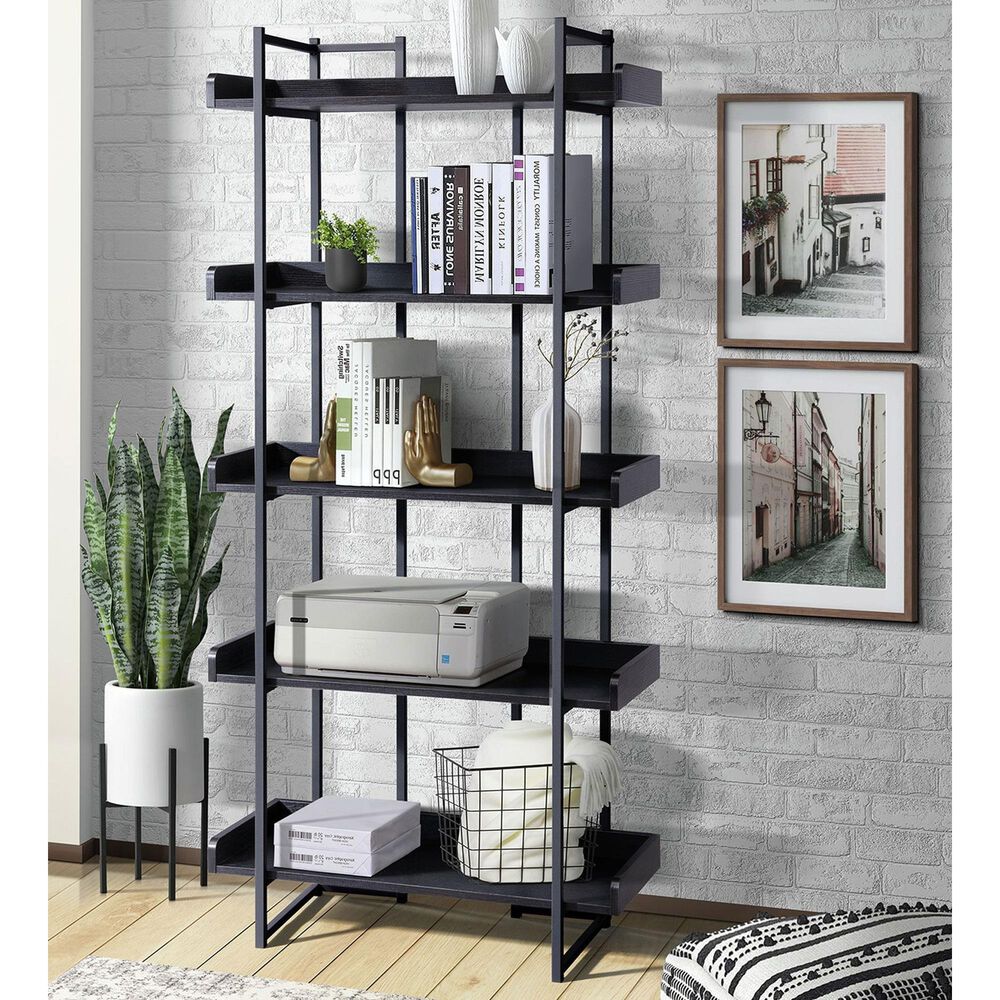 Mayberry Hill Preston Bookshelf in Espresso, , large