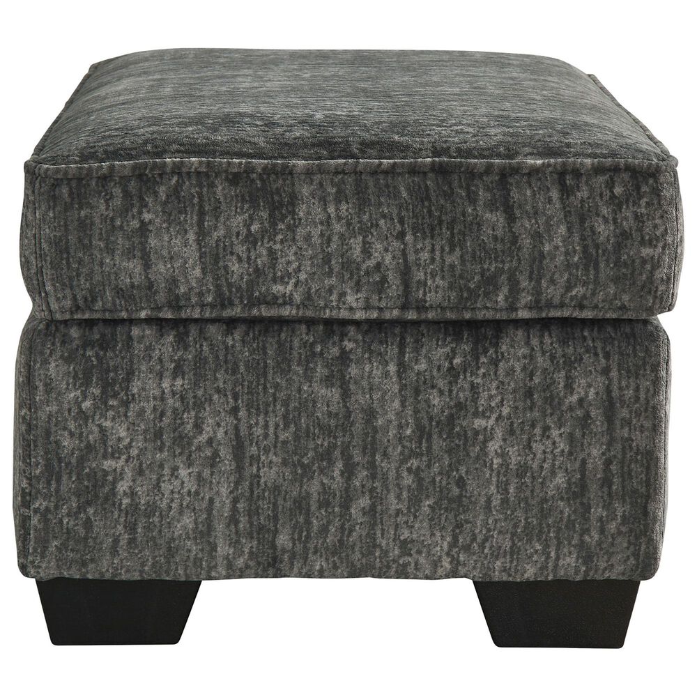 Ashley Lonoke Ottoman in Gunmetal, , large