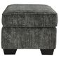 Ashley Lonoke Ottoman in Gunmetal, , large