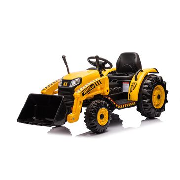 Best Ride On Cars Tonka Construction Tractor 12V Ride On Car in Yellow, , large