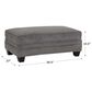 Moore Furniture Eastbrook Ottoman in Shasta Charcoal, , large