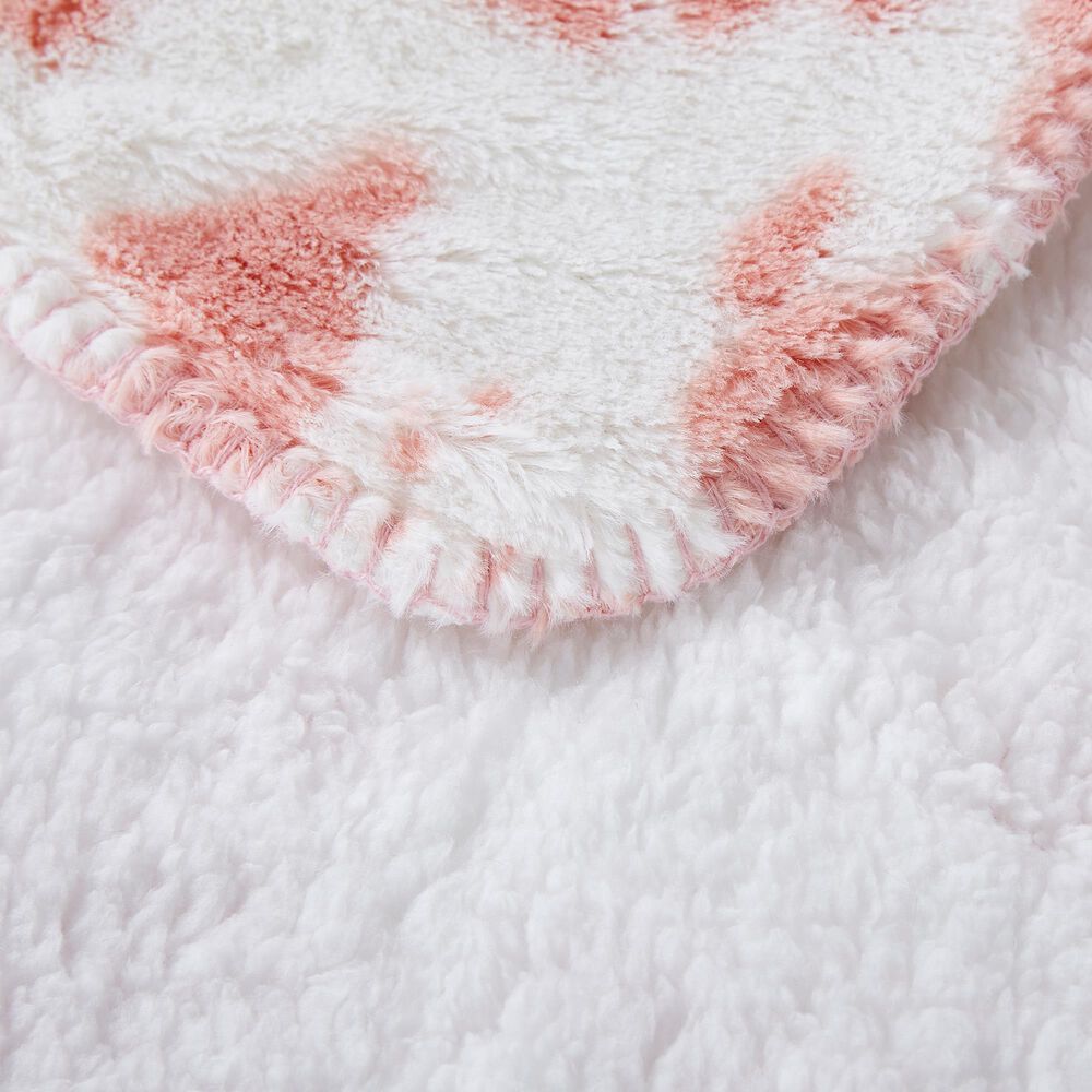 Duke Imports Strawberry Cow Plush Throw in Pink, , large