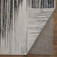 Feizy Micah 39LRF 2"10" x 7"10" Black and Silver Runner, , large