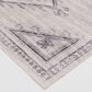Central Oriental Rugease Aminah 5" x 7" Light Gray Area Rug, , large