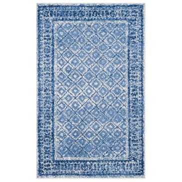 Safavieh Adirondack ADR110D-3 3" x 5" Silver/Blue Area Rug, , large