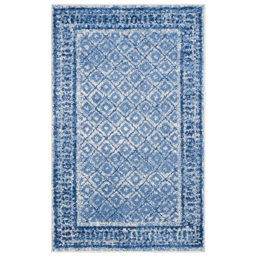 Safavieh Adirondack ADR110D-3 3" x 5" Silver/Blue Area Rug, , large