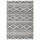 Safavieh Tulum TUL272B 3" x 5" Ivory and Black Area Rug, , large