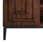 James Martin Vanities Alicante 24" Single Bathroom Vanity in Mid Century Acacia and Matte Black with 5 cm White Glossy Resin Top and Rectangular Sink, , large