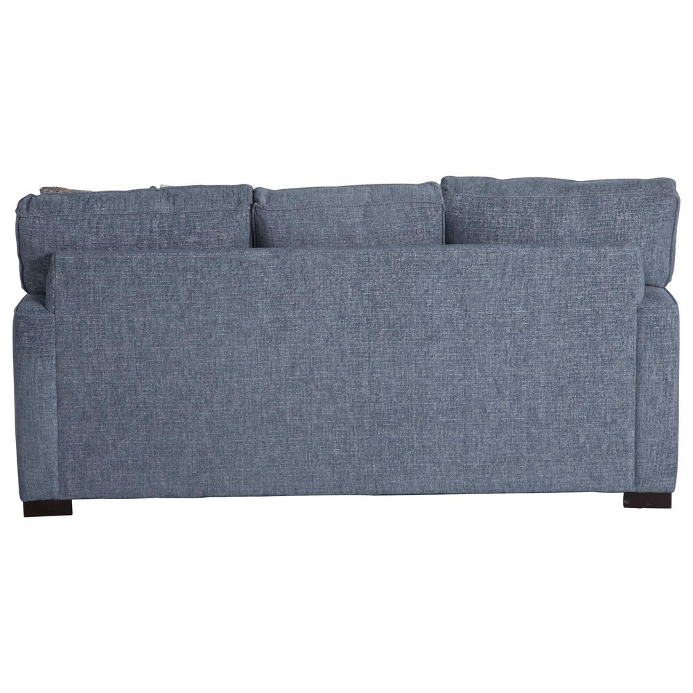 Overnight Sofa Fenno Stationary Queen Sleeper with Memory Foam in Chambray, , large