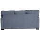 Overnight Sofa Fenno Stationary Queen Sleeper with Memory Foam in Chambray, , large
