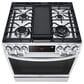LG 6.3 Cu. Ft. Convection InstaView Dual Fuel Slide-In Range in Print Proof Stainless Steel, , large