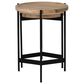 Linon Home Decor Evanston 2-Piece Nesting Table Set in Natural and Black, , large