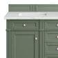 James Martin Vanities Brittany 60" Double Bathroom Vanity in Smokey Celadon with 3 cm Ethereal Noctis Quartz Top and Rectangular Sinks, , large