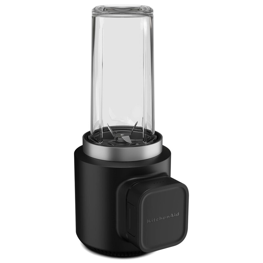 KitchenAid Go 2-Speed Cordless Personal Blender with Battery in Matte Black, , large