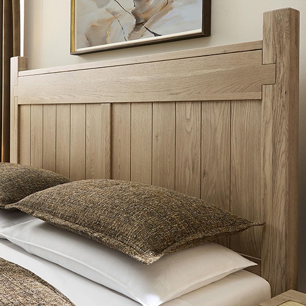 Viceray Collections Joinery 3-Piece Queen Poster Bedroom Set in Natural Oak, , large