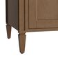 James Martin Brittany 36" Single Bathroom Vanity in Pecan with 3 cm Ethereal Noctis Silestone Top and Rectangular Sink, , large