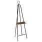 Maple and Jade Large Adjustable Display Easel with Wood Tray in Matte Black and Natural, , large
