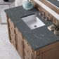 James Martin Vanities Bristol 48" Single Bathroom Vanity in Whitewashed Walnut with 3 cm Parisien Bleu Quartz Top and Rectangular Sink, , large