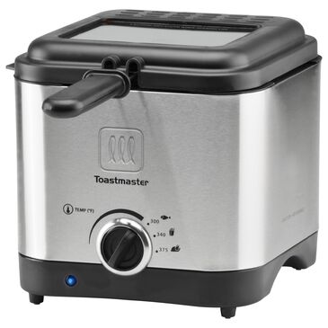 Toastmaster 1.5L Deep Fryer in Black and Stainless, , large