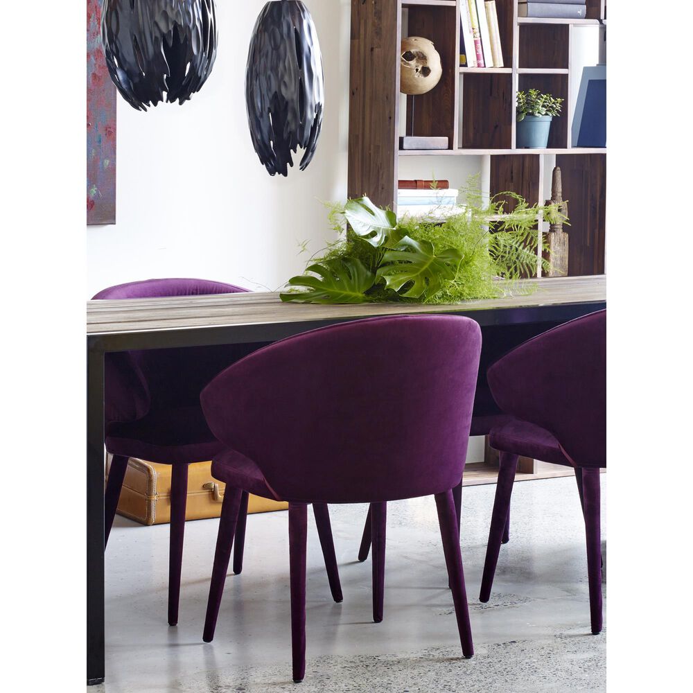 Moe&#39;s Home Collection Stewart Dining Chair in Purple, , large
