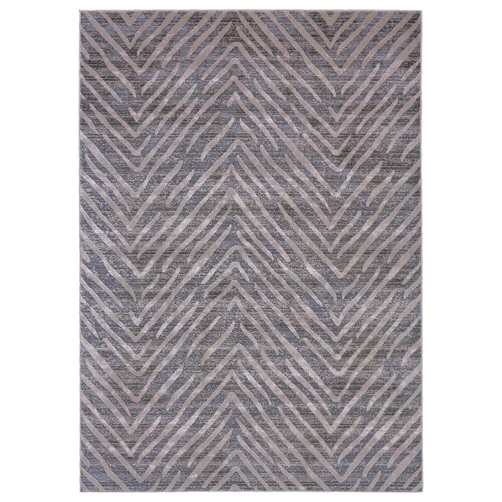 Feizy Waldor 8" x 11" Gray Area Rug, , large