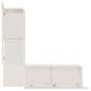 Linon Home Decor Tobin Backless Nook in White, , large