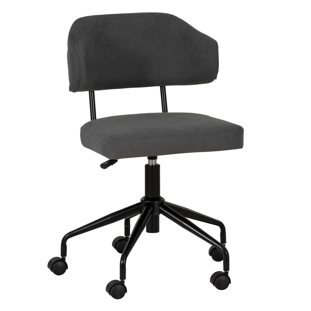 Linden Boulevard Tanner Office Desk Chair in Black, , large