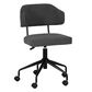 Linden Boulevard Tanner Office Desk Chair in Black, , large