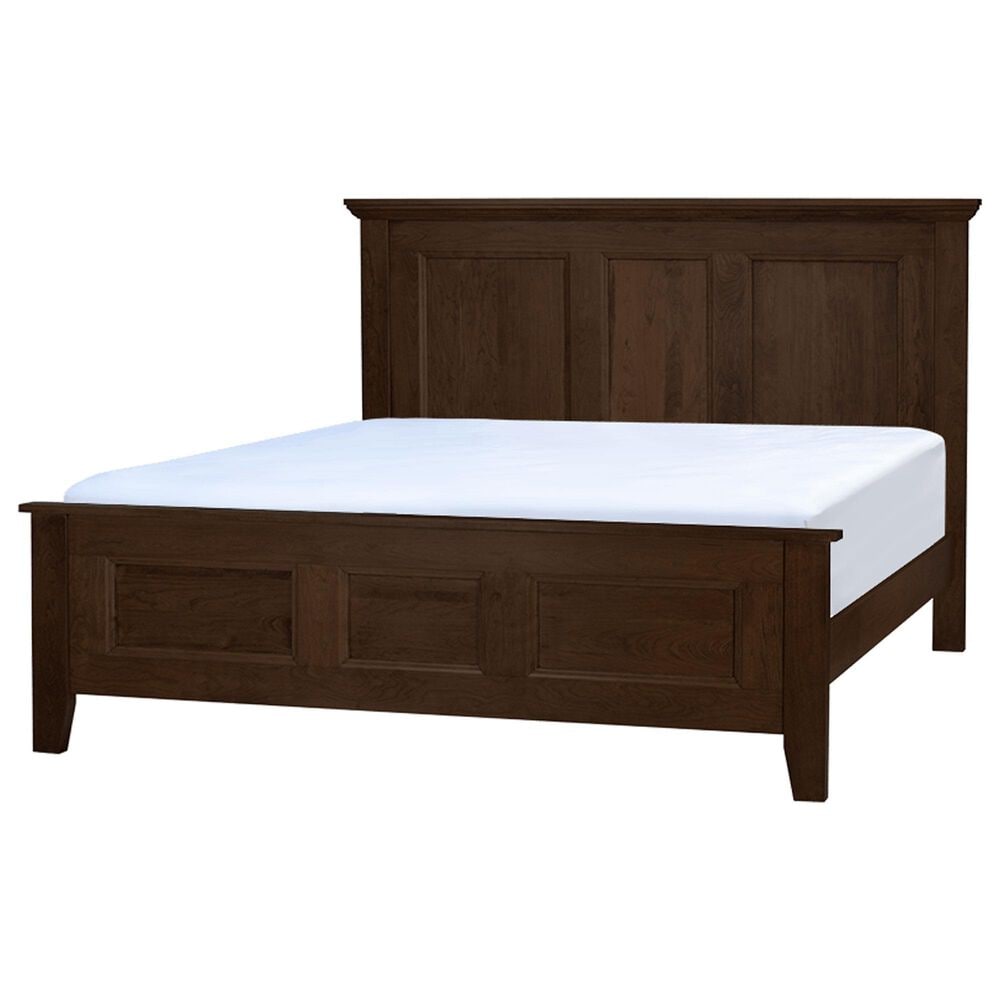 Fleming Furniture Co. Brentwood 5-Piece King Panel Bedroom Set in Walnut, , large