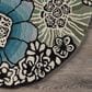 L&R Resources Sinuous Winter Blossoms 6" Scalloped Multicolor Area Rug, , large