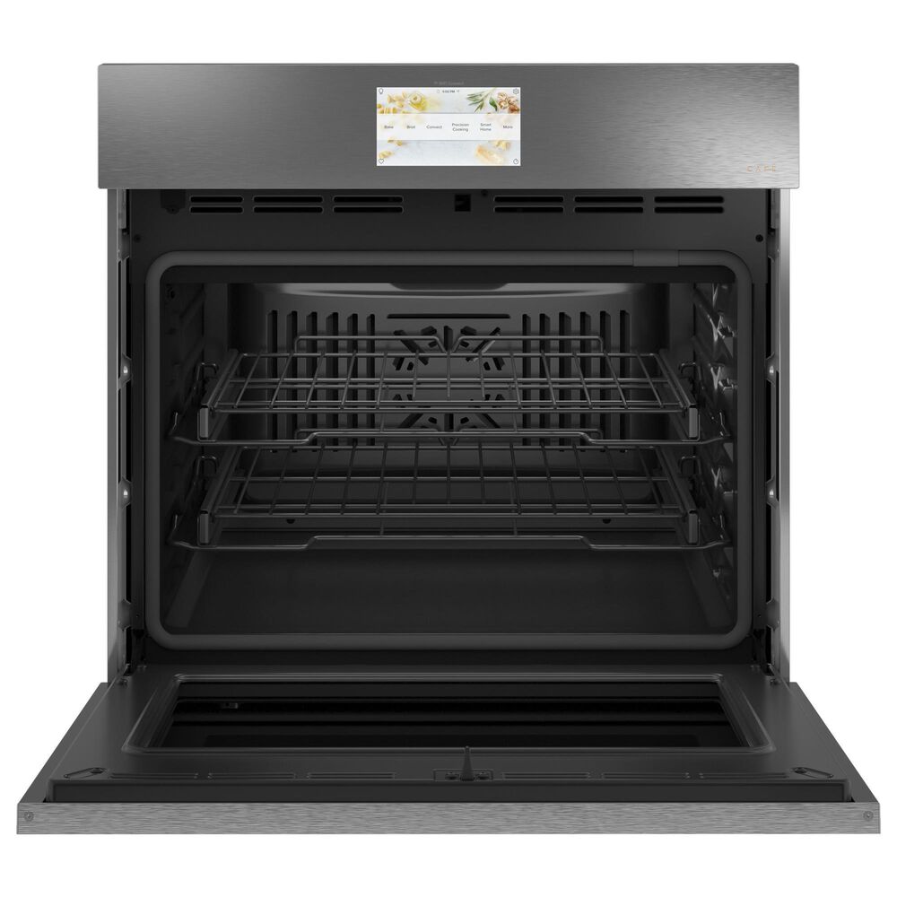 Cafe 30&quot; Smart Built-In Convection Single Wall Oven in Platinum Glass, , large