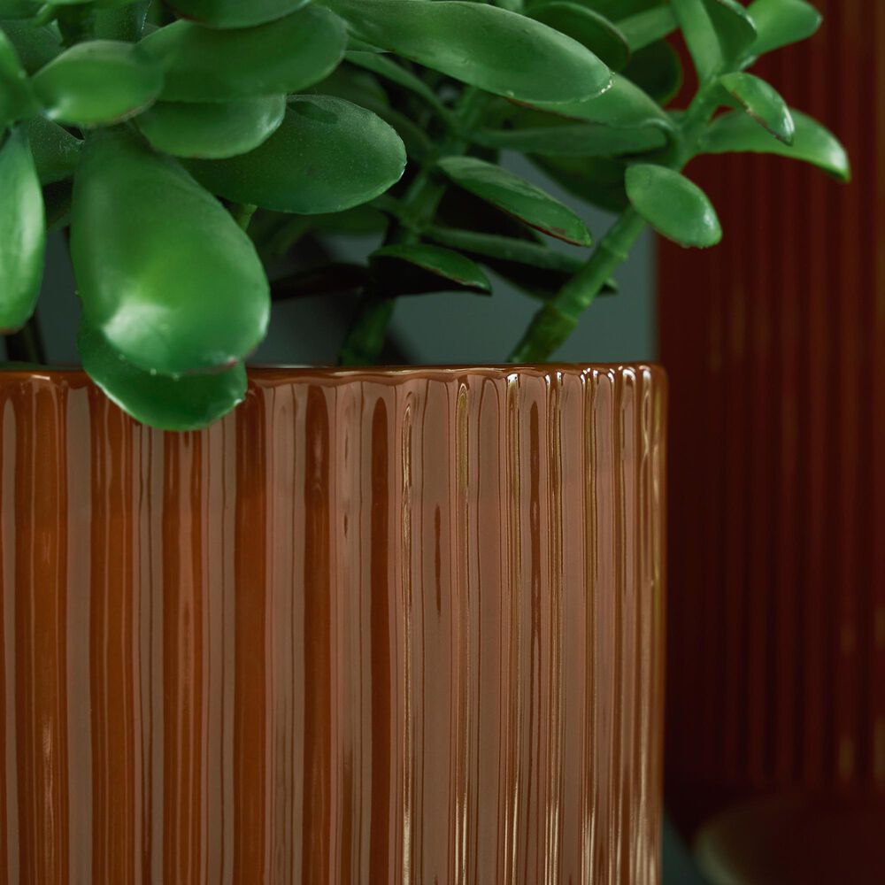 Ashley Avalyah 7.88" Vase in Burnt Umber, , large