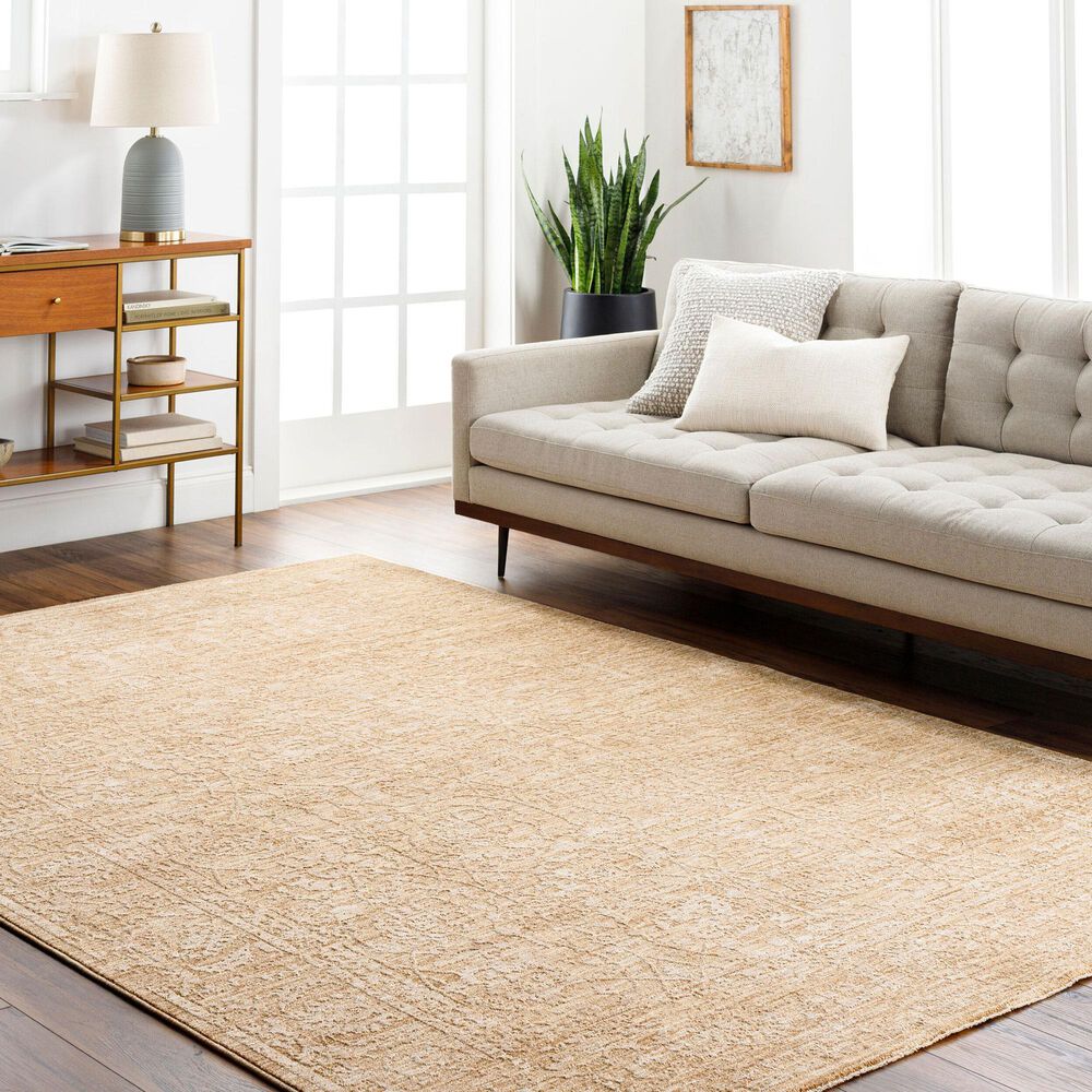 Surya Masterpiece MPC-2314 Beige, Tan and Medium Brown 7'10" x 10'2" Area Rug, , large