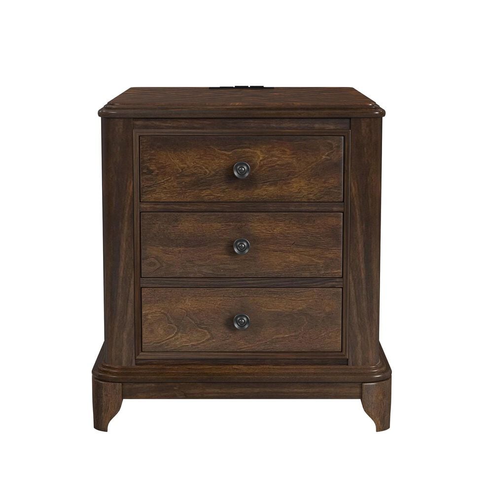 Mayberry Hill Chairside Table in Cherry, , large