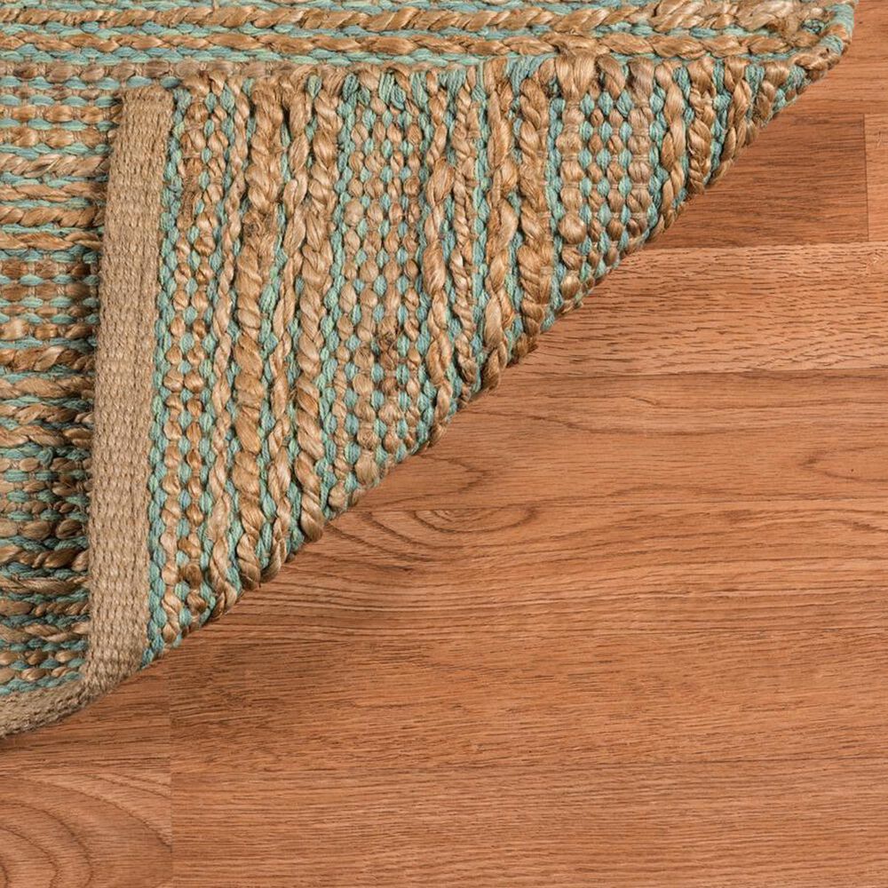 Amer Rugs Naturals 8&#39; x 10&#39; Aqua Area Rug, , large