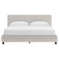 Ashley Zuraleus California King Upholstered Platform Bed with Two Nightstands in Matte White, , large