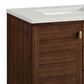James Martin Vanities Amberly 60" Double Bathroom Vanity in Mid-Century Walnut with 3 cm Lime Delight Quartz Top and Rectangular Sinks, , large