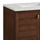 James Martin Vanities Amberly 60" Double Bathroom Vanity in Mid-Century Walnut with 3 cm Lime Delight Quartz Top and Rectangular Sinks, , large