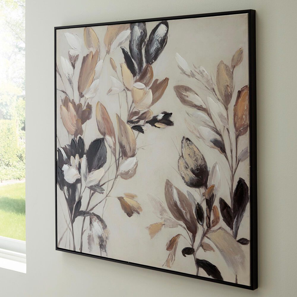 Ashley Trulow 40" x 40" Wall Art in Tan, Brown and Black, , large