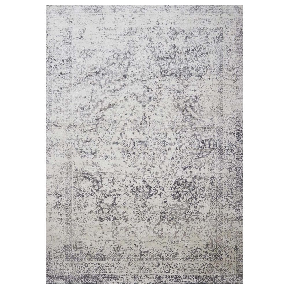 Loloi Patina PJ-03 9"6" x 13" Silver and Light Grey Area Rug, , large