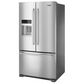 Maytag 25 Cu. Ft. 36-In Wide French Door Refrigerator with PowerCold Feature, , large