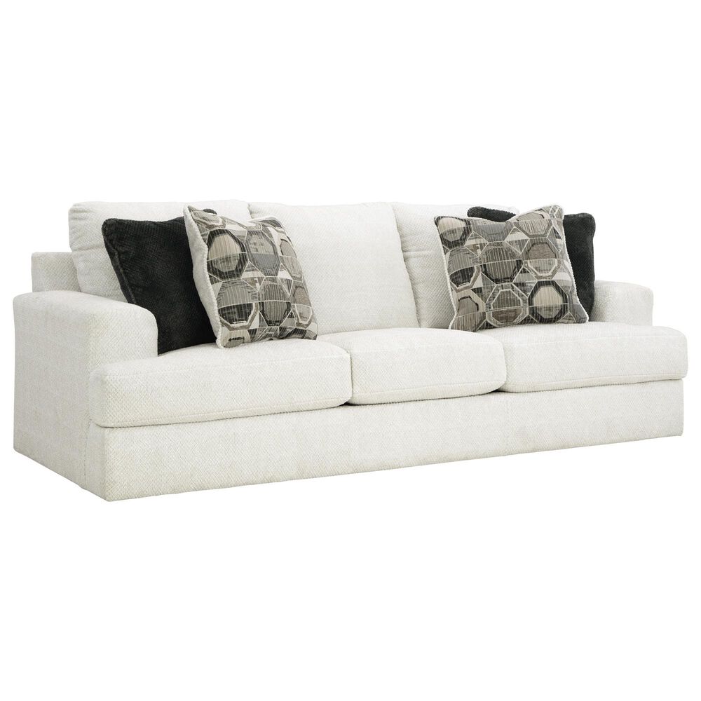 Ashley Karinne Stationary Sofa and Loveseat Set in Linen, , large