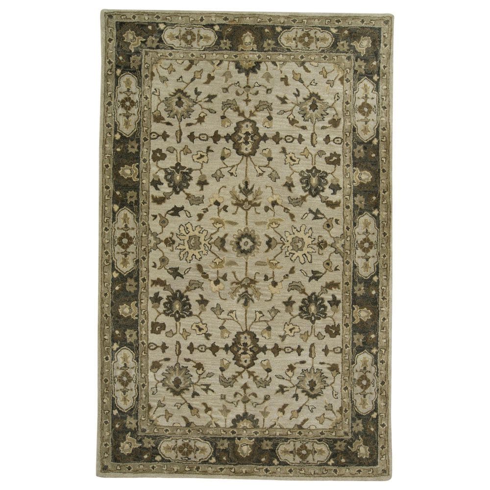 Feizy Eaton 5" x 8" Gray Area Rug, , large